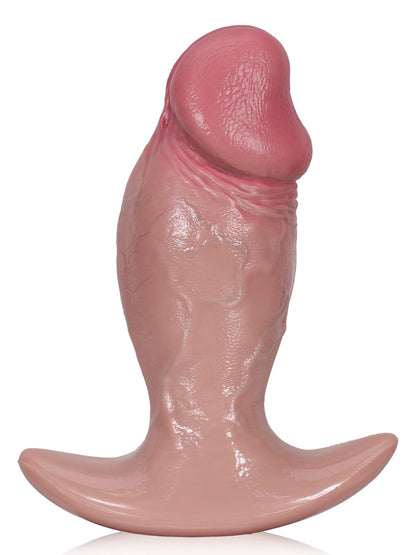 Adam 7" X 3" & 5.3" X 2.2" Size Best Realistic Soft Dildo Butt Plug - RealCocks