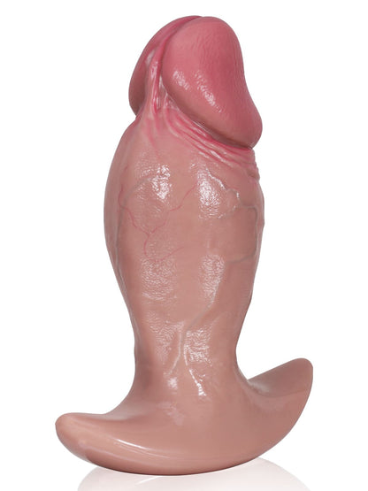 Adam 7" X 3" & 5.3" X 2.2" Size Best Realistic Soft Dildo Butt Plug - RealCocks