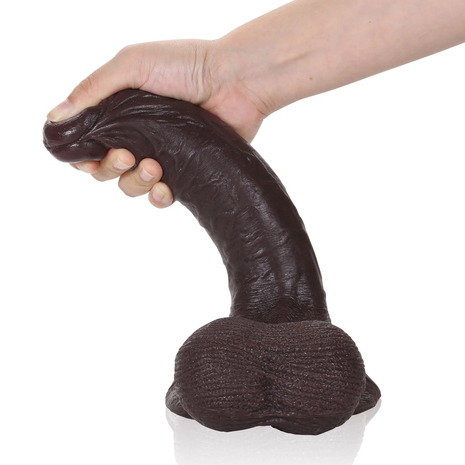 [REAL] Kevin 9inch Soft Lifelike Realistic Dildo & Flexible Real Balls - RealCocks